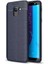 Galaxy J6 Kılıf Deri Dokulu Kamera Korumalı Silikon - Lacivert 1