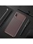 Xiaomi Mi 9 Kılıf Karbon Dokulu Silikon - Kahverengi 1