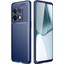 One Plus 10 Pro Kılıf Karbon Dokulu Silikon - Lacivert 1