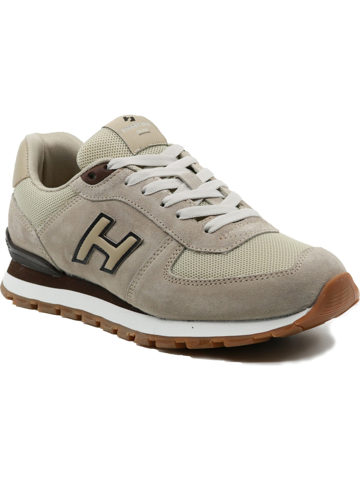 Hammer Jack Peru Hakiki Deri Gri Erkek Spor Ayakkabı - Görsel 5