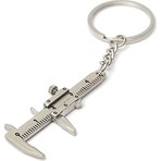 SPELT Mini Vernier Kumpas Cetvel Ölçer Anahtarlık 3 Cm