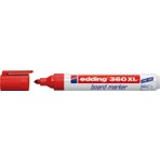 Edding 360 XL Kırmızı Geniş Uçlu Beyaz Tahta Kalemi Uzun Ömürlü Mürekkep ve Dayanıklı Uç