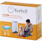 Korbell 495 Adet Kirli Bebek Bezi Kapasiteli Çöp Poşeti