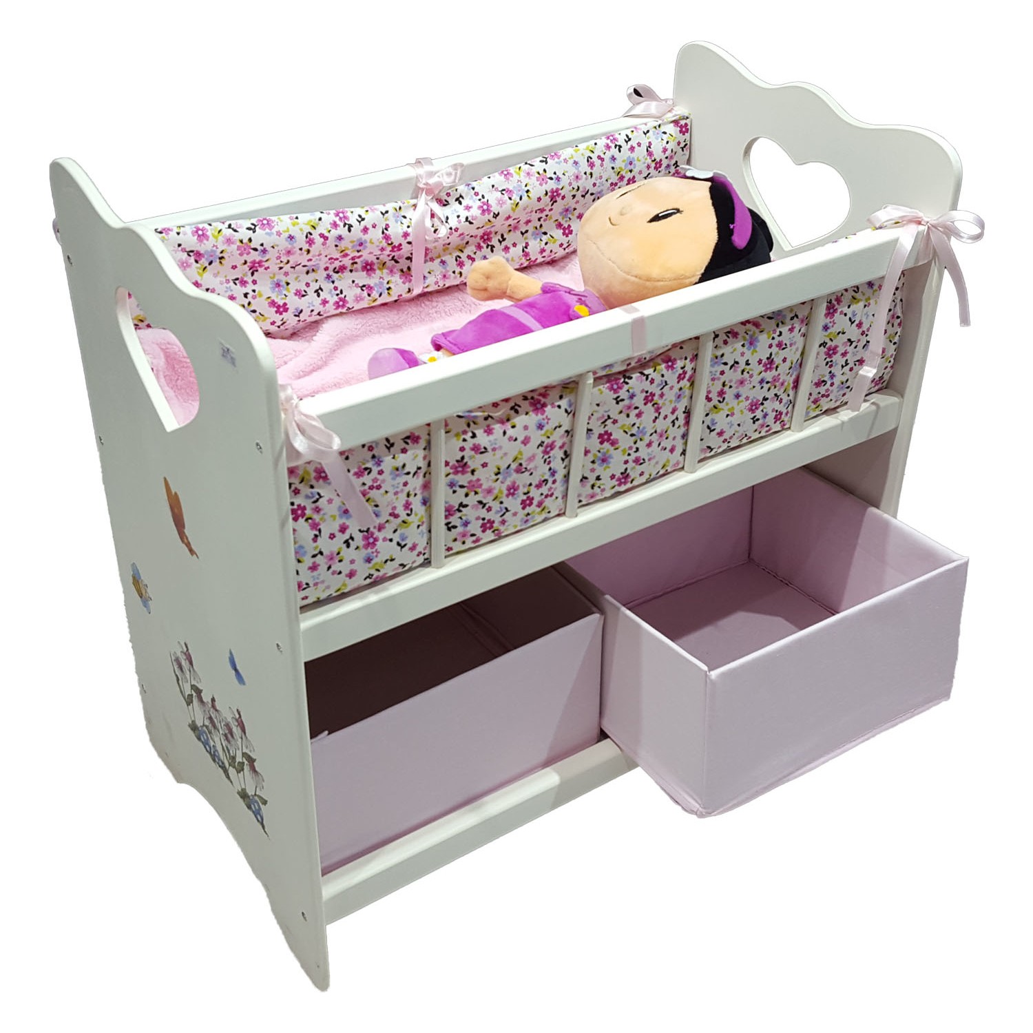 Mü Wooden Toys El Yapımı Ahşap Oyuncak Çekmeceli Yatak Fiyatı