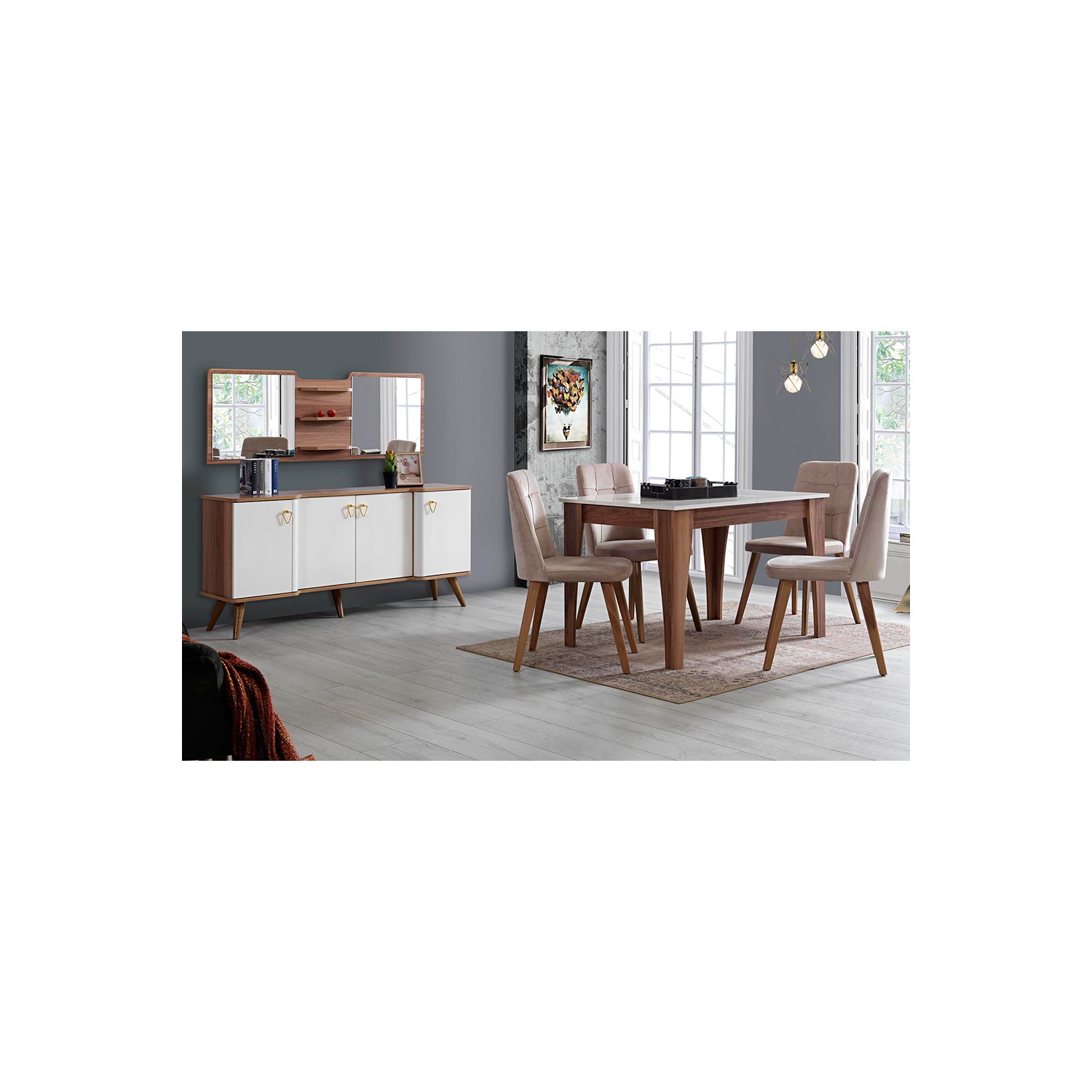 Cadde Yıldız Penora Yemek Odası Fiyatı Taksit Seçenekleri