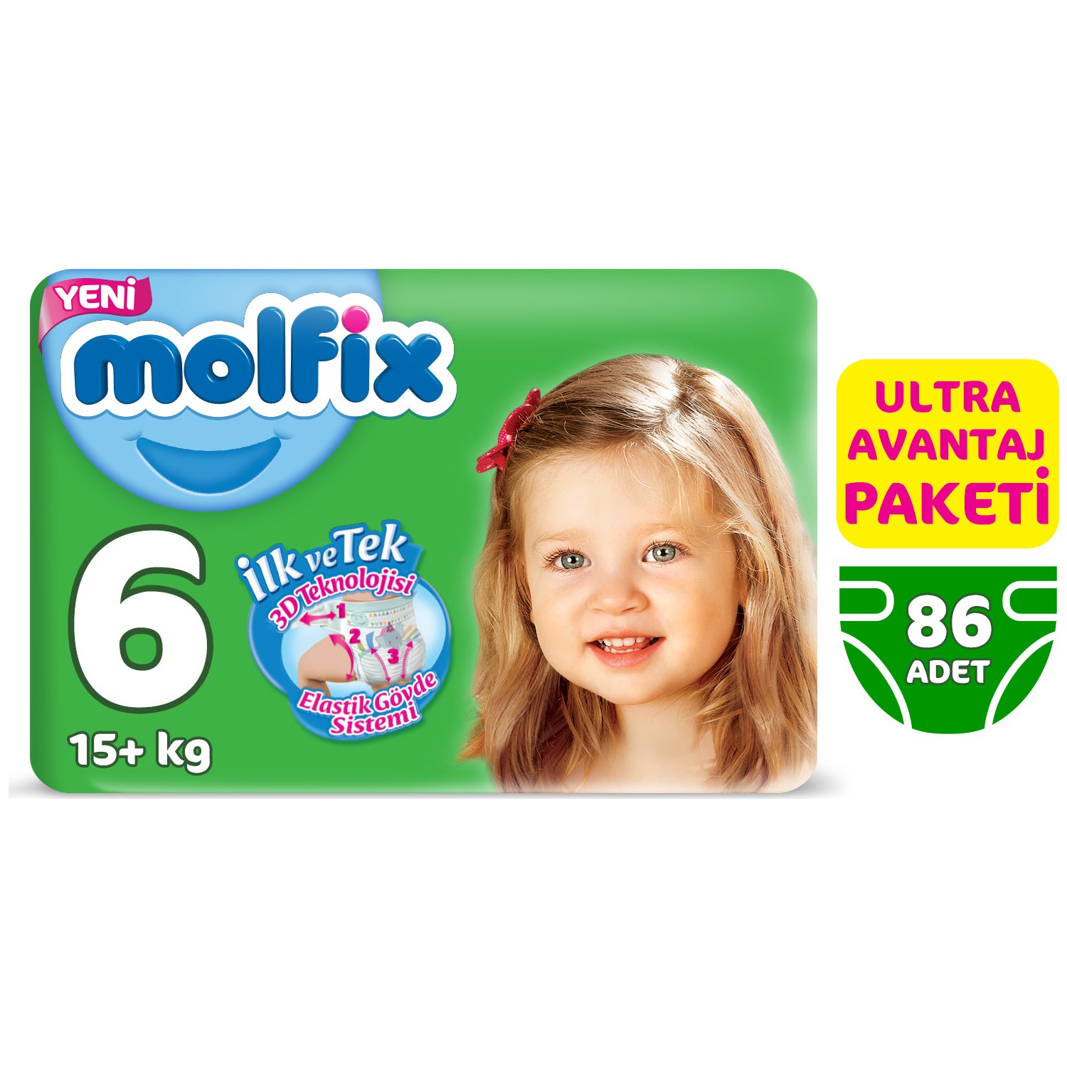 Molfix Bebek Bezi 6 Beden Ekstra Large Ultra Avantaj Paketi Fiyatı