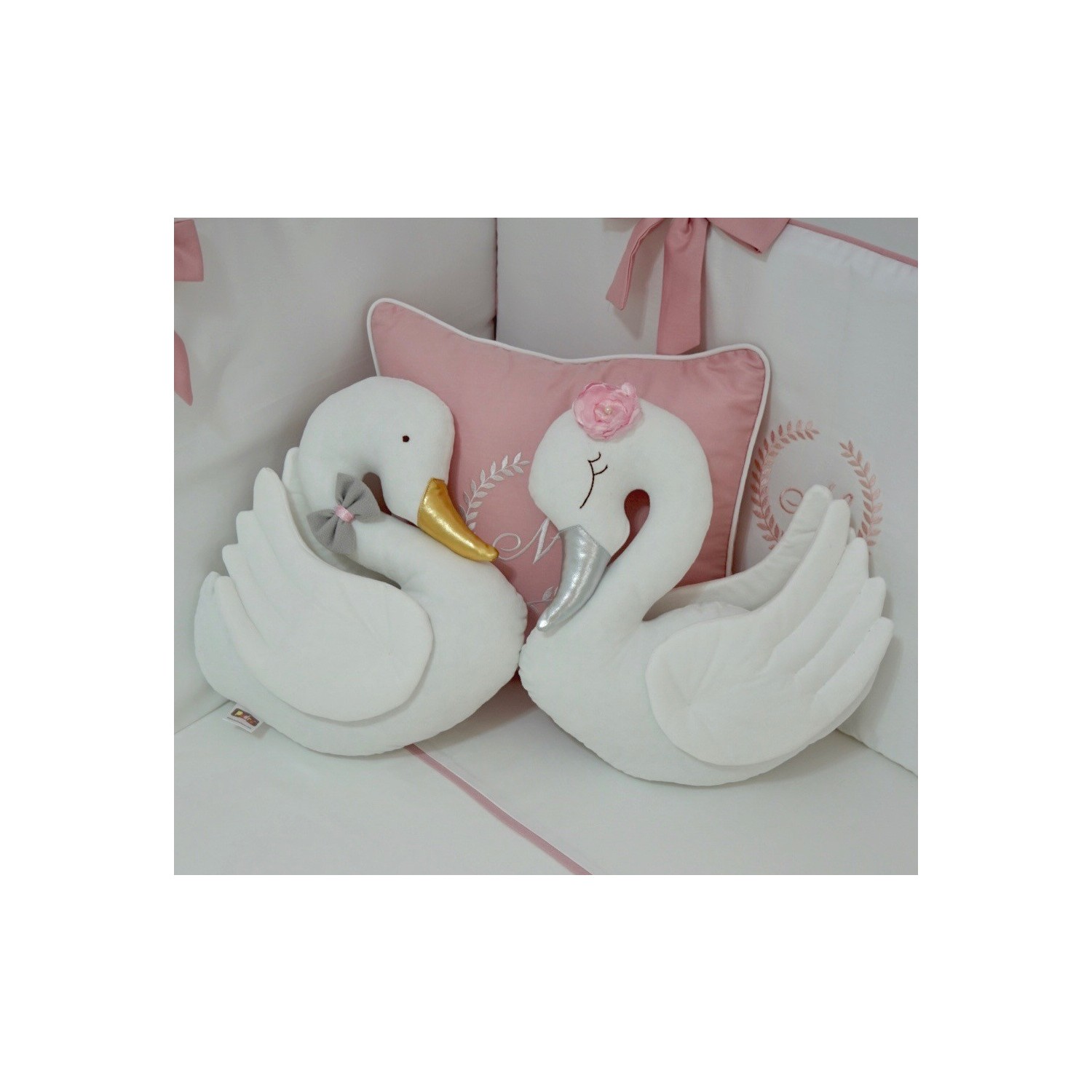 Pudra Decor Kuğu Bebek Yastığı Fiyatı Taksit Seçenekleri