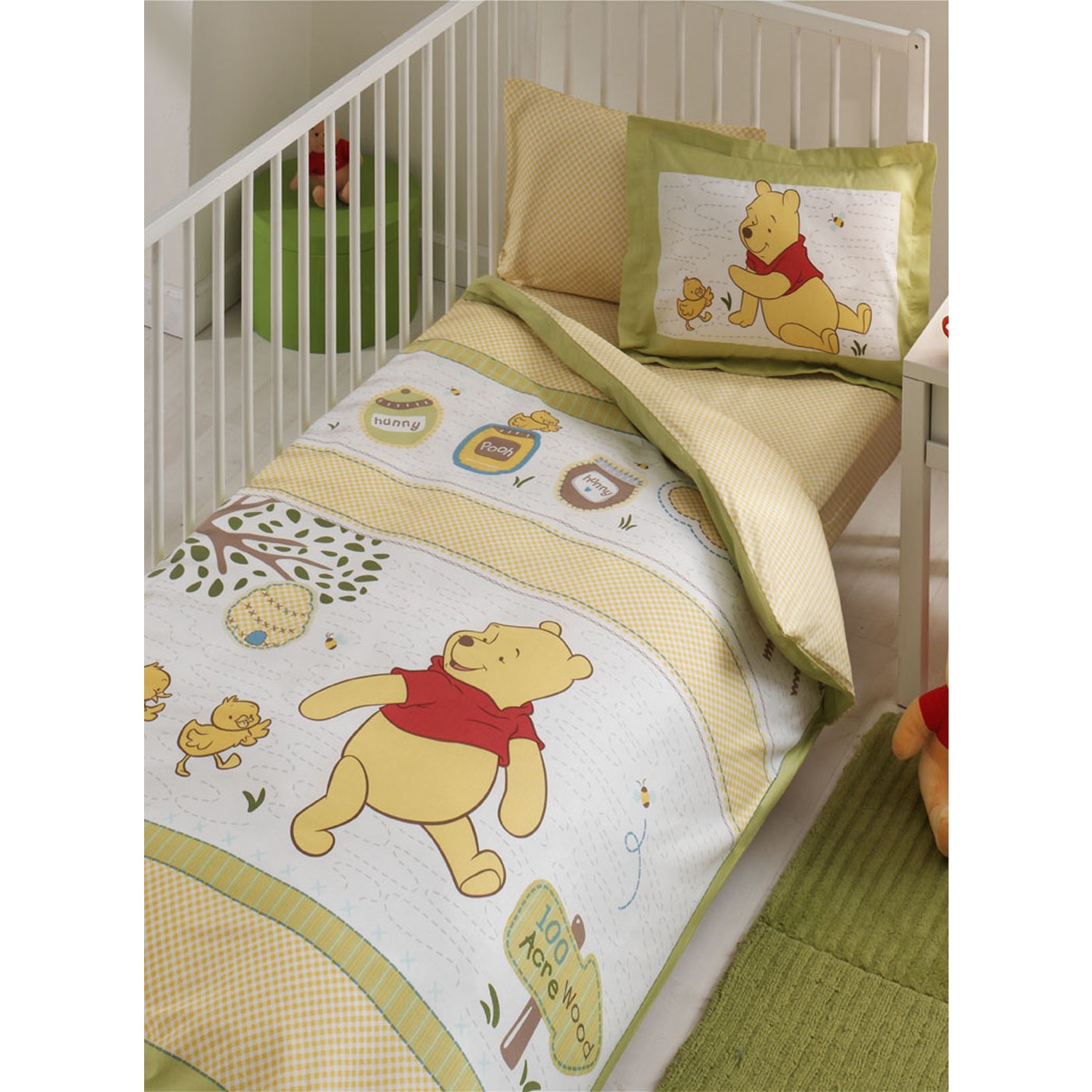 Taç Lisanslı Bebek Nevresim TakımıDisney Winnie Bonny