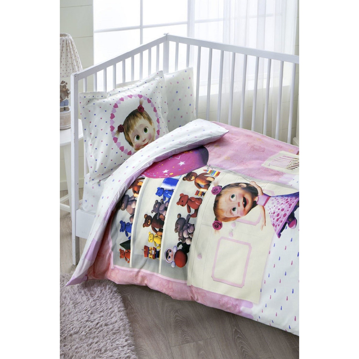 Taç Lisanslı Bebek Nevresim TakımıMasha Baby Fiyatı