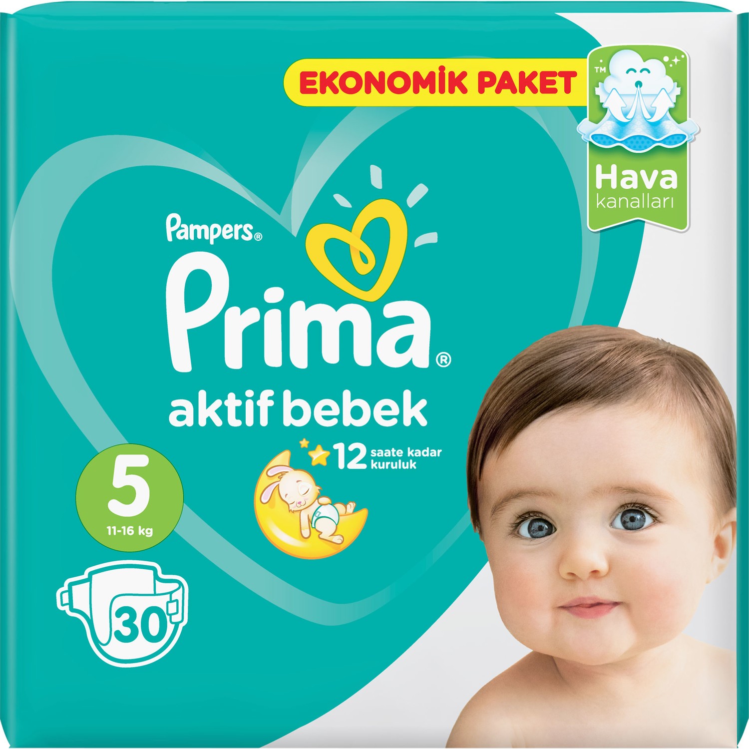 Prima Bebek Bezi Aktif Bebek 5 Beden 30 Adet Junior Ekonomik Fiyatı