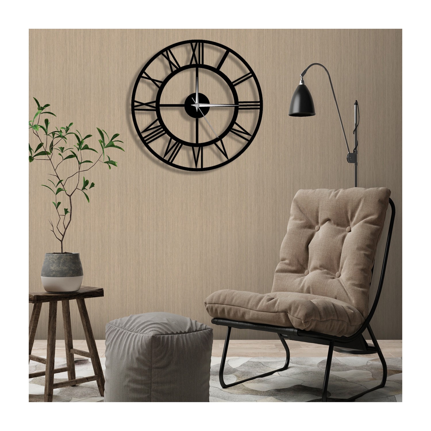 Tablo Art House Metal Duvar Saati 50 cm Fiyatı Taksit Seçenekleri Tablo Art House Metal Duvar Saati 50 cm Fiyatı Taksit Seçenekleri