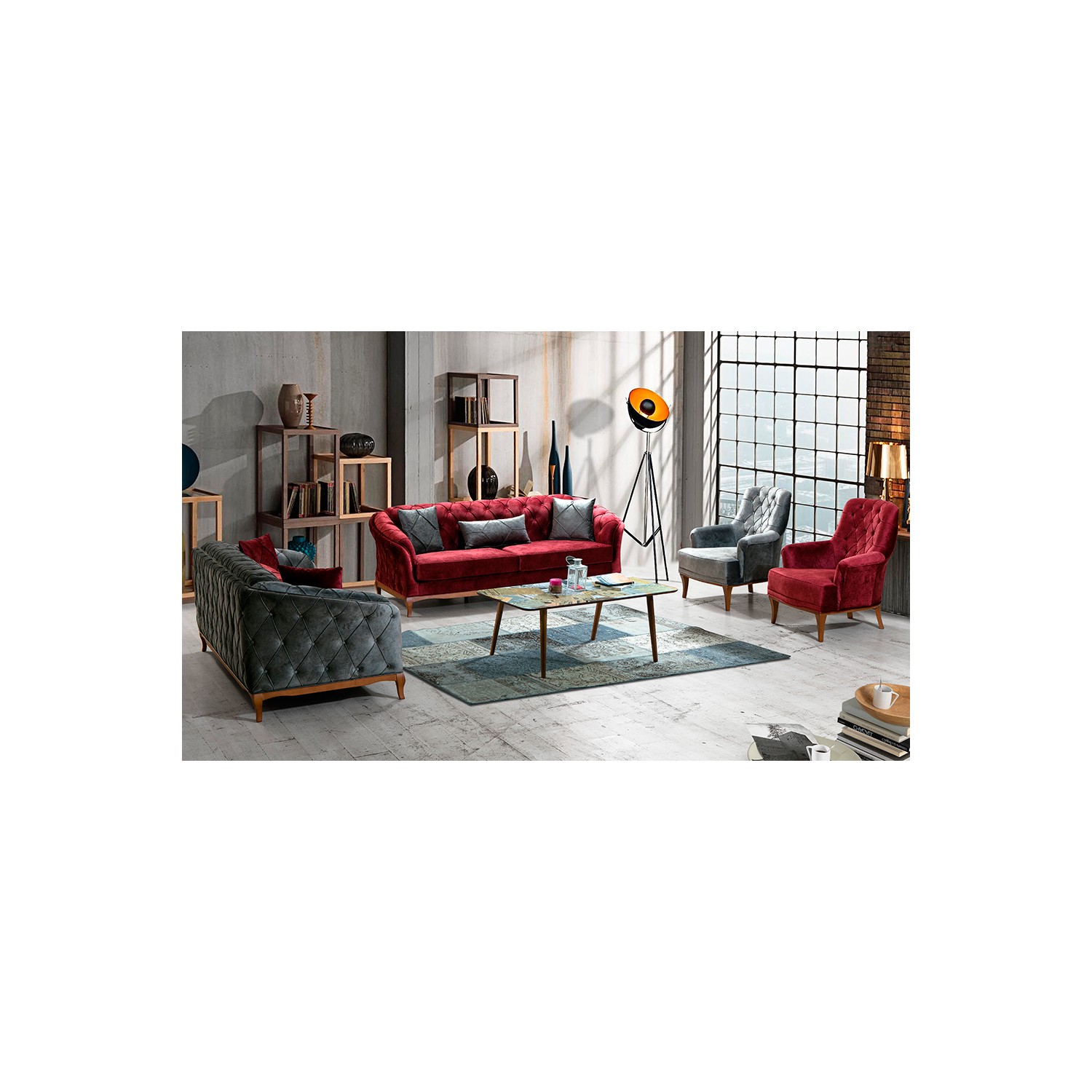 Yıldız Mobilya Dali Salon Takımı Fiyatı Taksit Seçenekleri