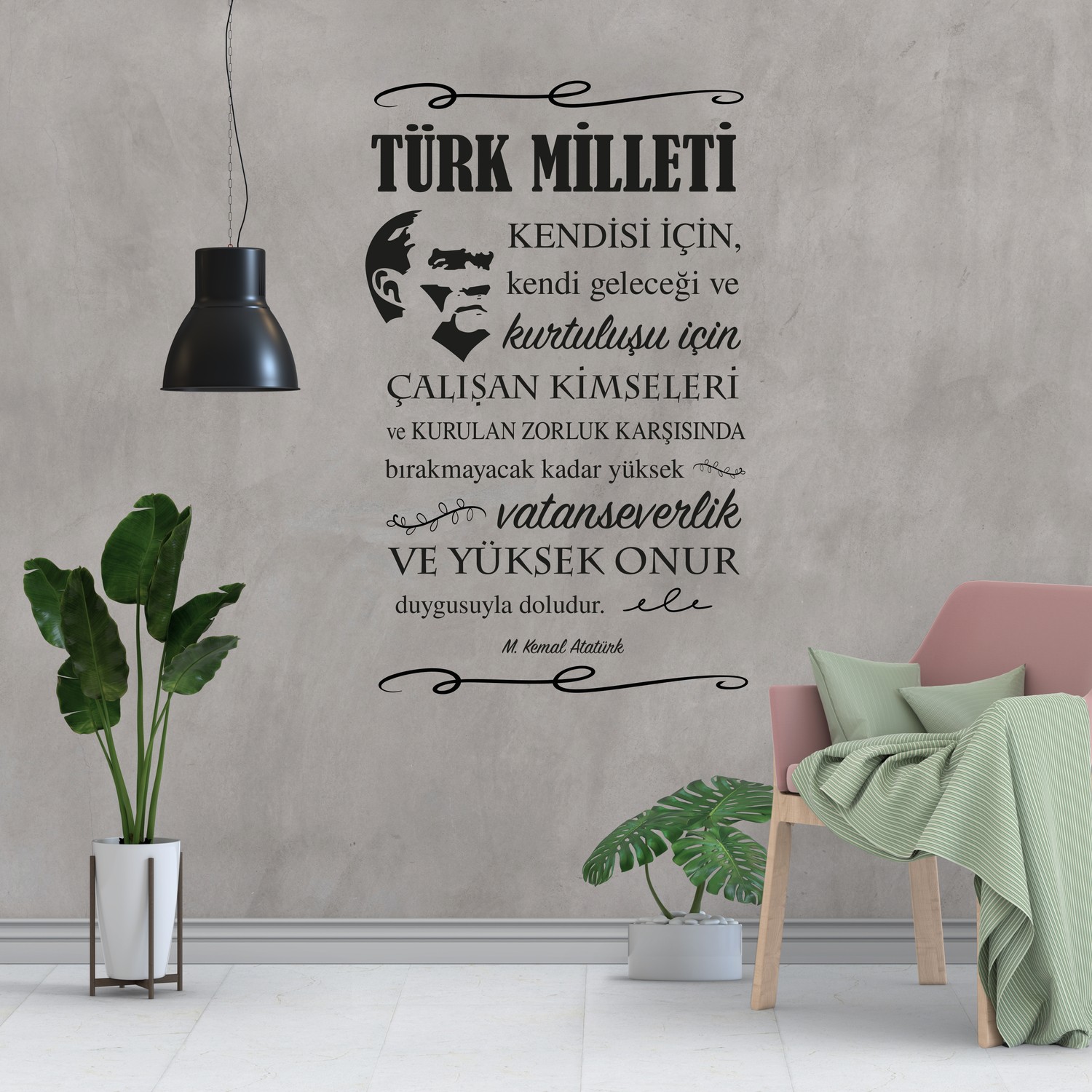 Atatürk Duvar Sticker Fiyatı, Taksit Seçenekleri ile Satın Al