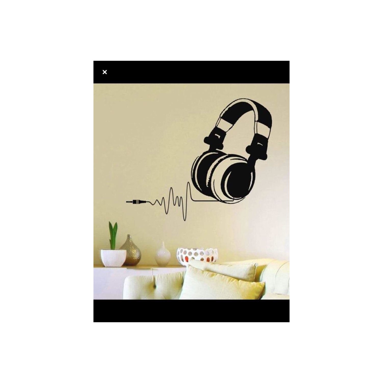 Areksan Music Dj Kulaklık Duvar Sticker 50 cm Fiyatı Areksan Music Dj Kulaklık Duvar Sticker 50 cm Fiyatı