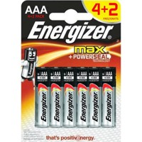 Energizer Alkaline Max Power Seal 4+2 AAA İnce Pil