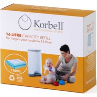 Korbell 495 Adet Kirli Bebek Bezi Kapasiteli Çöp Poşeti