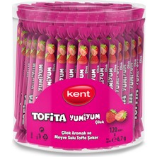 Kent Tofita Yumi Çilek 120'Li Kutu
