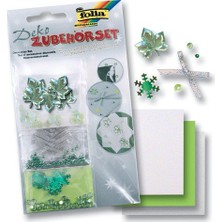 Folia Dekoratif Sticker Soğuk Kristal/Yapraklar