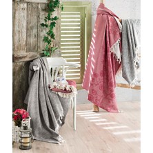 Cotton Box Çift Kişilik Yatak Örtüsü Gri