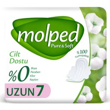 Molped Pure&Soft Hijyenik Ped Uzun 7 Adet