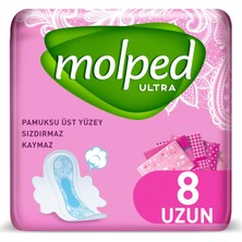 Molped Ultra Hijyenik Ped Uzun 8 Adet