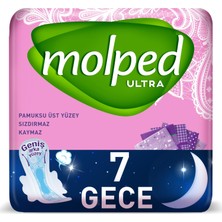 Molped Ultra Hijyenik Ped Gece 7 Adet