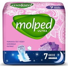 Molped Ultra Hijyenik Ped Gece 7 Adet