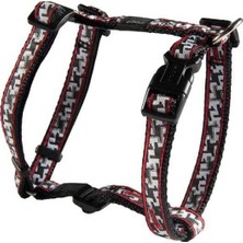 Rogz Köpek Göğüs Tasması Small 23 - 37 cm Beyaz - Siyah Köpekler