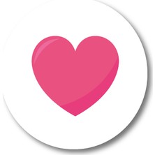 Cici Kalp Sticker Etiket 3 x 3 cm 20li