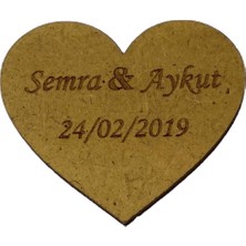Show Bazaar Ahşap Magnet Söz Nişan Hediyelik Nişan Magnetleri