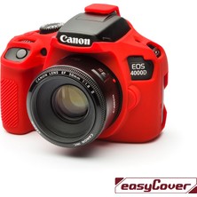 EasyCover Canon 4000D Silikon Kılıf ECC4000DR (Kırmızı)