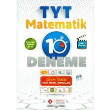 Sonuç Yayınları  TYT  Matematik Tamamı Çözümlü 10 Deneme