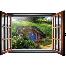 Renkselart Pencere Shire Hobbit Duvar Sticker