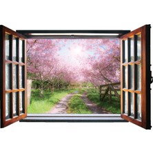 Renkselart Pencere Duvar Sticker