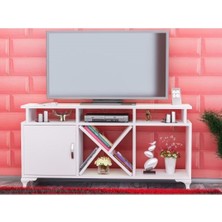 BMdekor TV Ünitesi Kamer Tasarım Beyaz