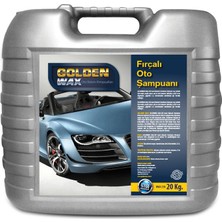 Goldenwax 25 Kg Oto Şampuan Kostik Solvent İçermeyen Cilalı Su Kaydırıcı Özellikli En İyi Oto Yıkama Şampuanı Auto Shampoo