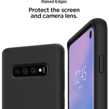 Spigen Samsung Galaxy S10 Plus Kılıf Silicone Fit (Silikon) Black - 606CS25783