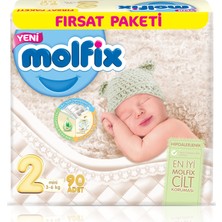 Molfix Bebek Bezi 2 Beden Mini Fırsat Paketi 90 Adet