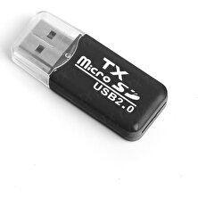 TX USB2.0 microSD Harici Kart Okuyucu - Siyah (TXACUCR204)