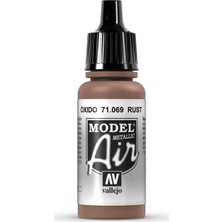 Vallejo 71069 Model Air Metal Rust Maket Boyası