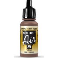 Vallejo 71080 Model Air Rust Maket Boyası