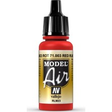 Vallejo 71003 Model Air Red RLM23 Maket Boyası
