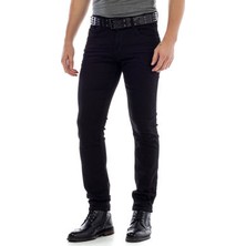 Cipo&Baxx CD319A Siyah Slim Fit Rahat Erkek Jean Kot Pantolon