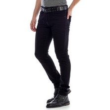 Cipo&Baxx CD319A Siyah Slim Fit Rahat Erkek Jean Kot Pantolon