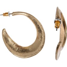 Mia Munia Gold Yarım Ay Küpe