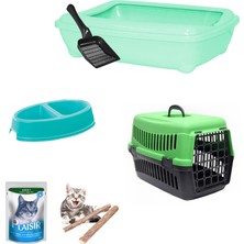 Petfony Açık Kedi Tuvaleti,Kedi Taşıma Çantası,Catnip,Mama Kabı