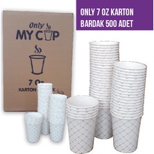 Only Kalın Karton Bardak 7 Oz 500' lü