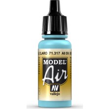Vallejo 71317 Model Air AII SV. Gol Light Blue Maket Boyası
