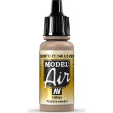 Vallejo 71140 Model Air US Desert Sand Maket Boyası