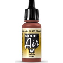 Vallejo 71105 Model Air Brown Maket Boyası